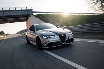 Giulia Quadrifoglio Luna Rossa conquista o Circuito de Testes de Balocco 1