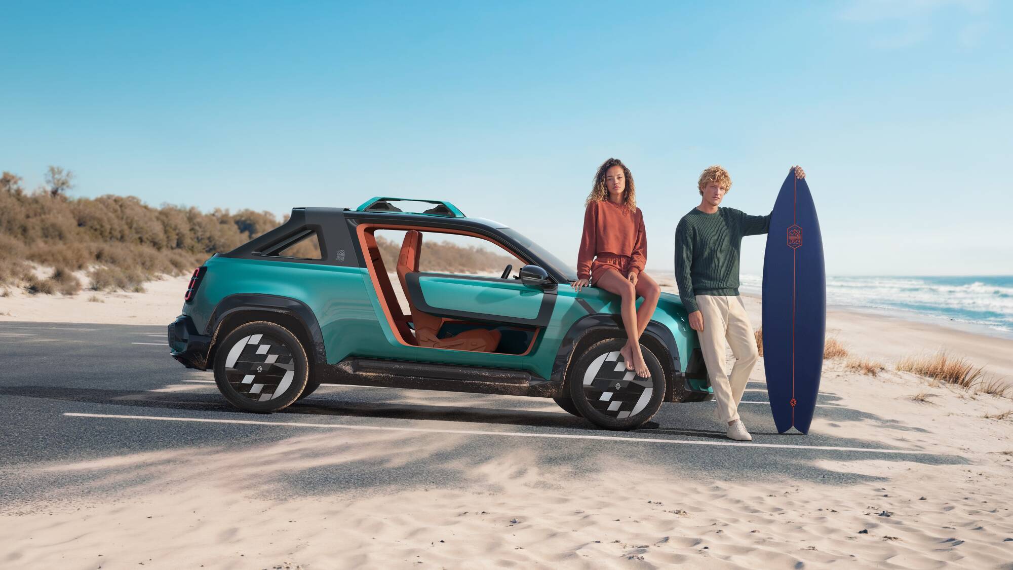 Renault 4 JP4x4 Concept: a versão «aventureira de praia» do Renault 4 em estreia mundial no Roland Garros 2026 18