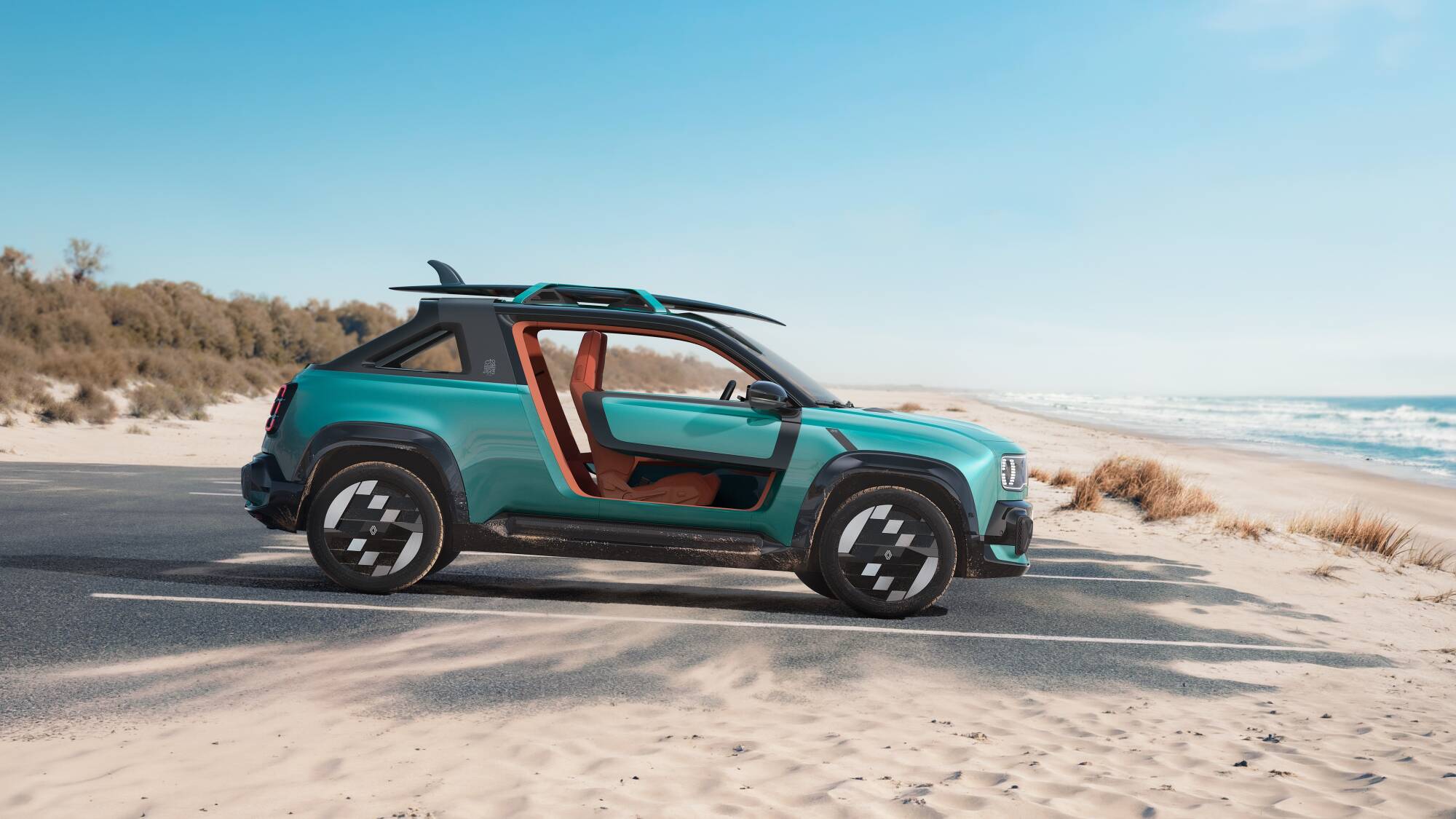 Renault 4 JP4x4 Concept: a versão «aventureira de praia» do Renault 4 em estreia mundial no Roland Garros 2026 17