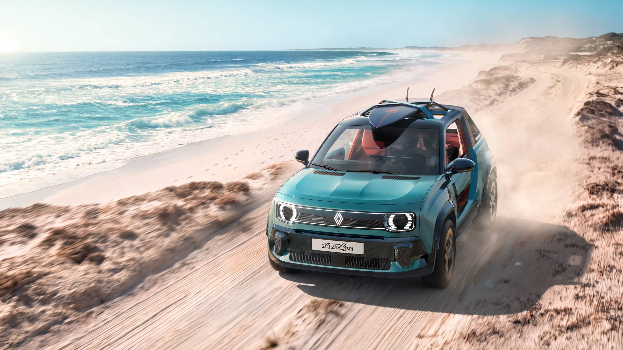Renault 4 JP4x4 Concept: a versão «aventureira de praia» do Renault 4 em estreia mundial no Roland Garros 2026 14