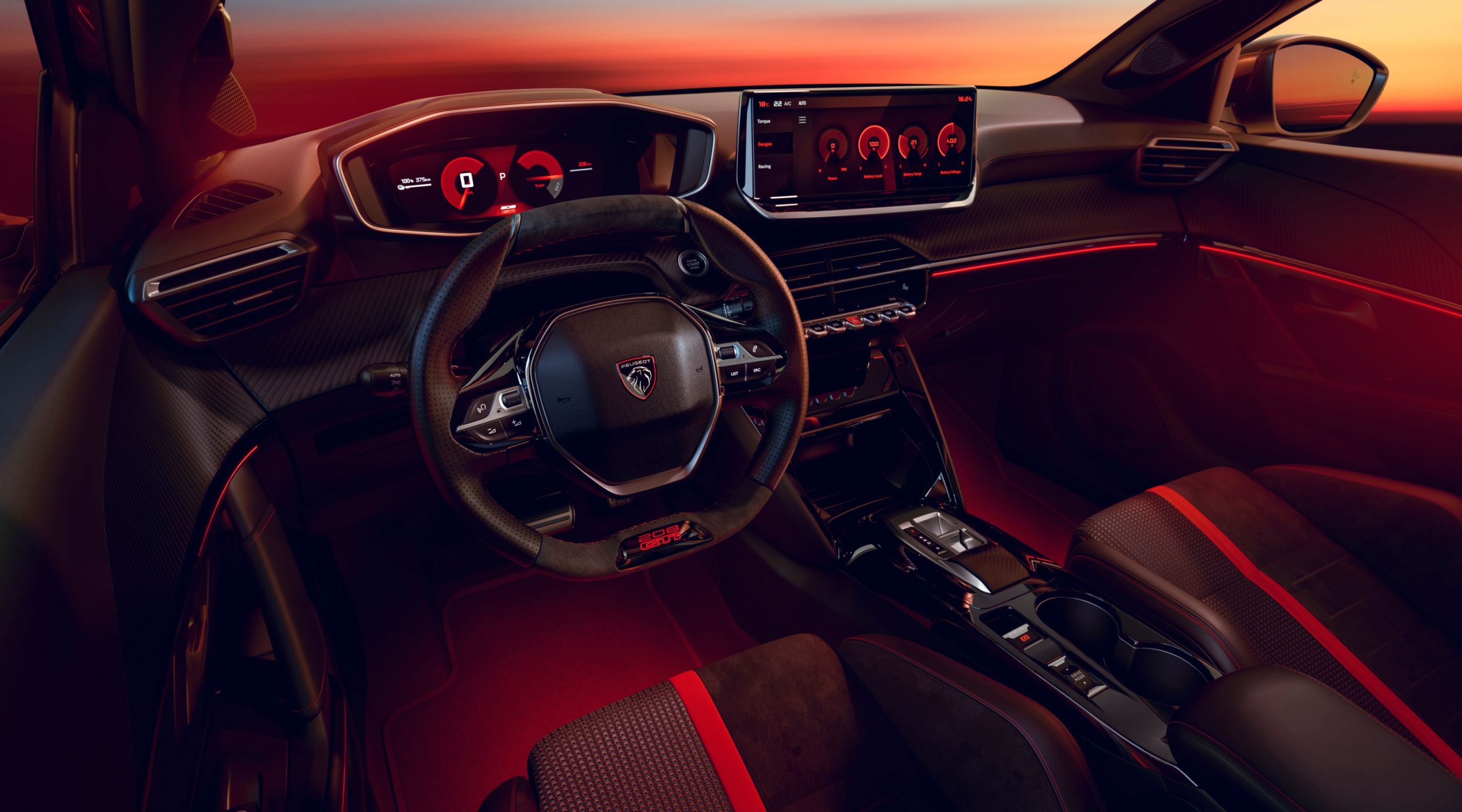 Encomendas abertas para PEUGEOT E-208 GTi 16