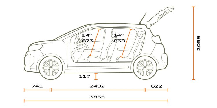 Novo Dacia Spring: 100% elétrico, 100% Dacia 42