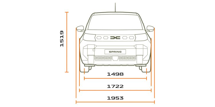 Novo Dacia Spring: 100% elétrico, 100% Dacia 44